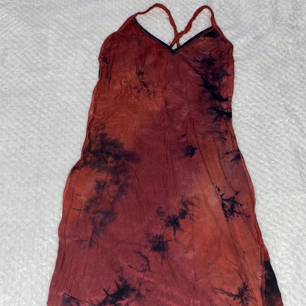 Dress with slit